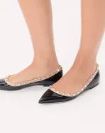 Valentino Patent Rockstud Ballet Flat - Image 7